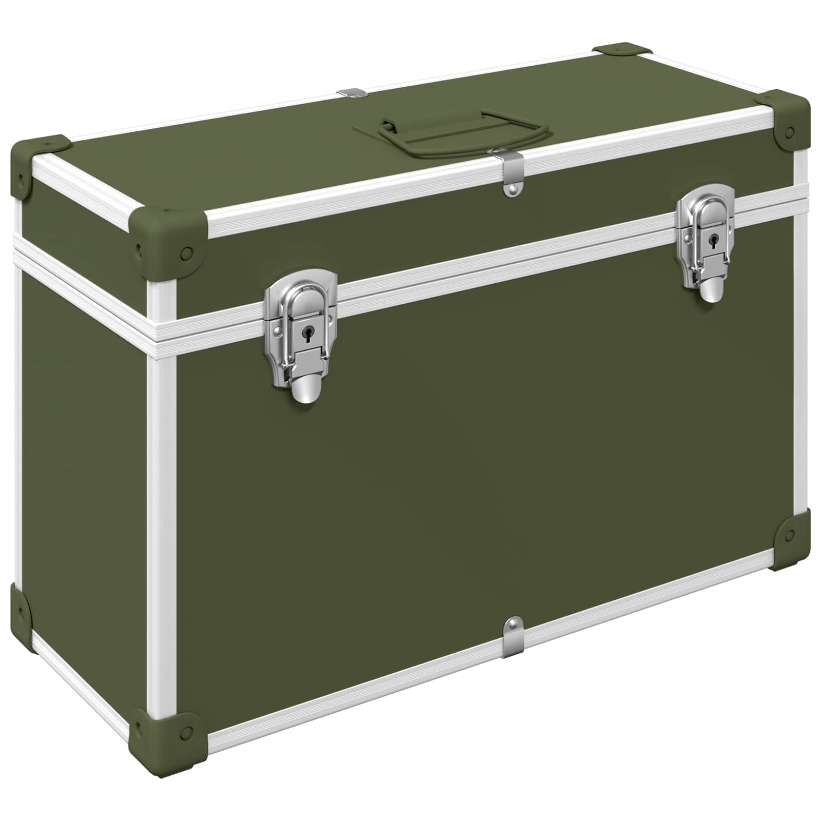 vidaXL Schrankgriffe 2 pcs Olive Grün 85 x 45 mm Metall