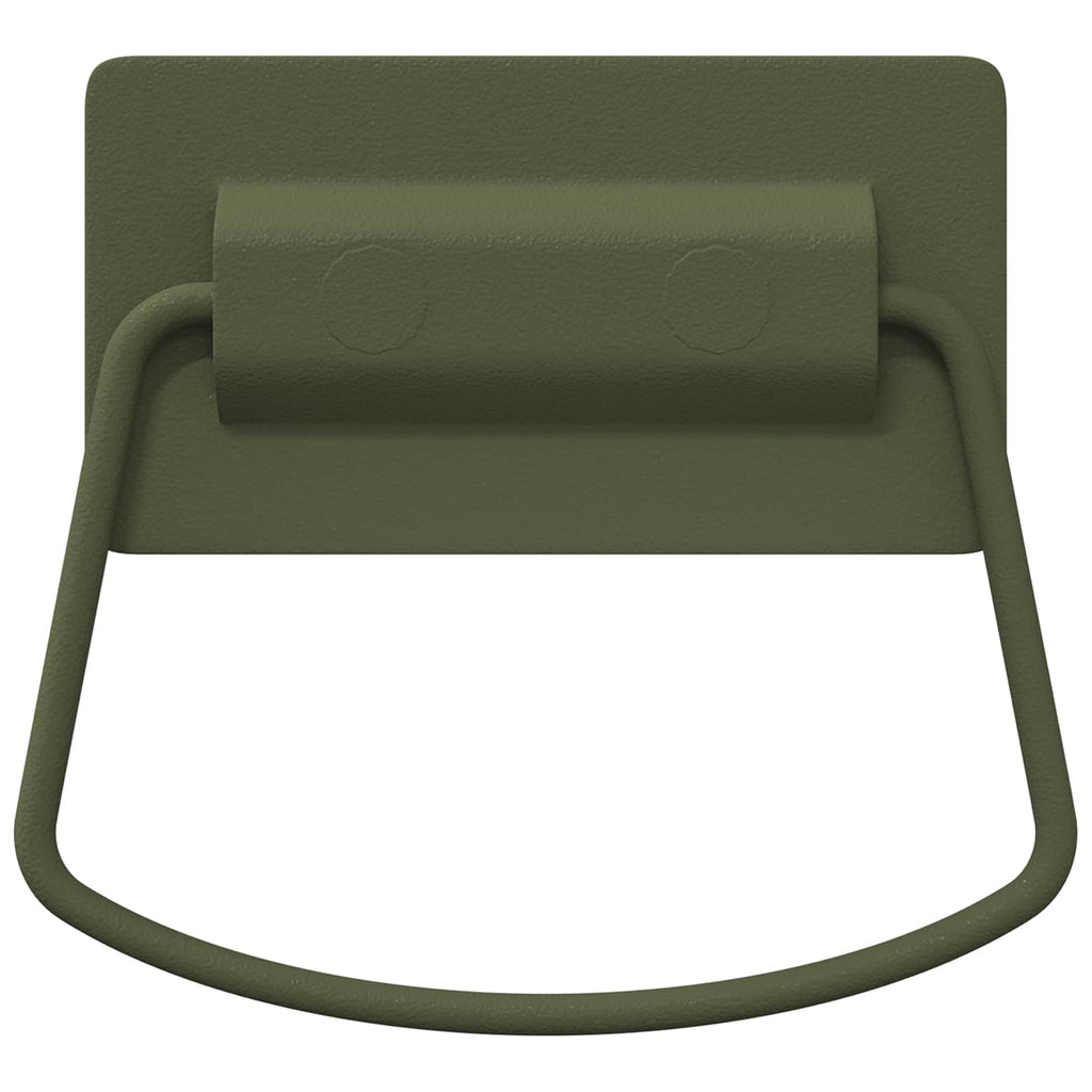 vidaXL Schrankgriffe 12 pcs Olive Grün 85 x 45 mm Metall