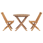 vidaXL Garten Essgruppe 3 pcs Braun Massivholz Akazie
