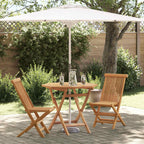 vidaXL Garten Essgruppe 3 pcs Braun Massivholz Akazie