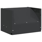 vidaXL Kugelfangbox Schwarz 29 x 22 x 20 cm Stahl