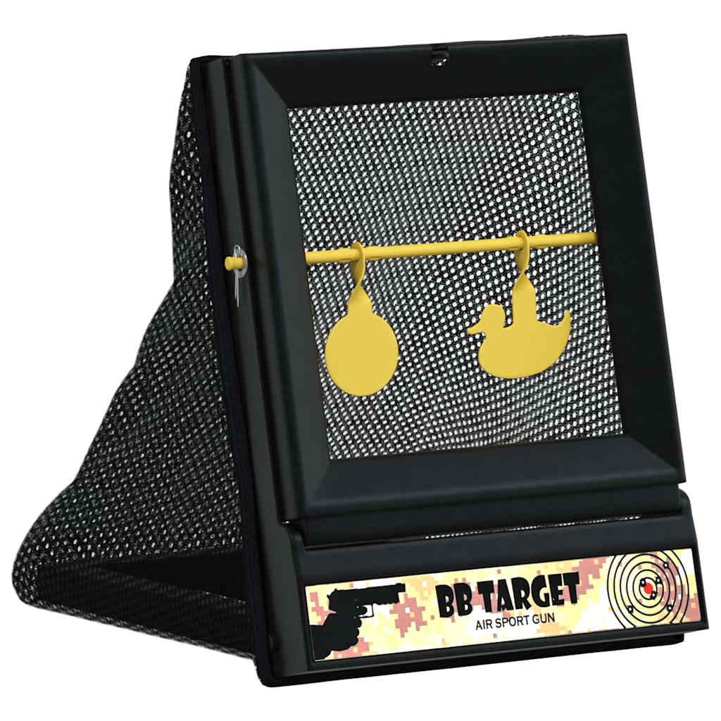 vidaXL Airsoft Ziel Schwarz 19 x 26 x 25 cm Kunststoff