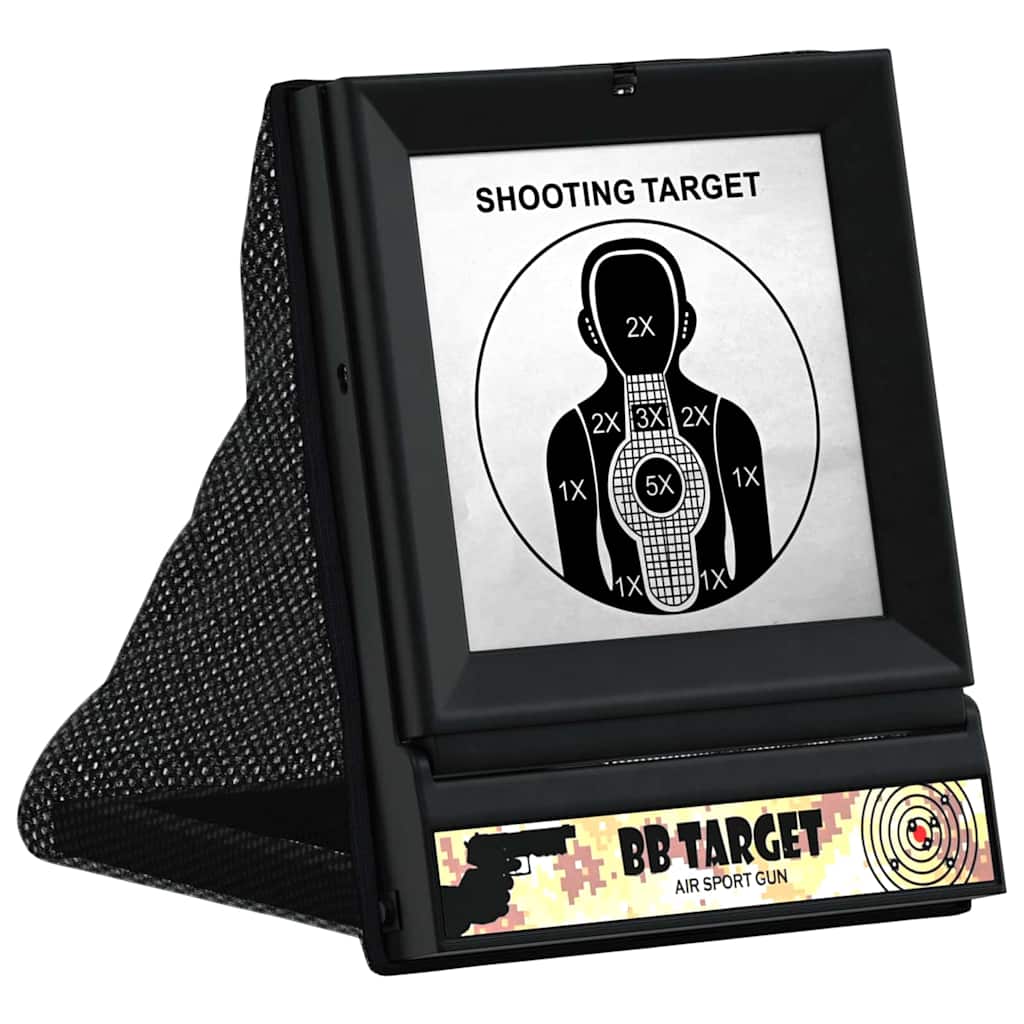 vidaXL Airsoft Ziel Schwarz 19 x 26 x 25 cm Kunststoff
