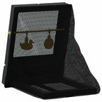 vidaXL Airsoft Ziel Schwarz 19 x 26 x 25 cm Kunststoff