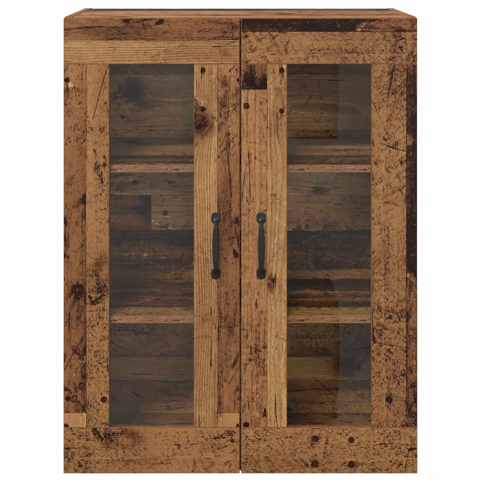 vidaXL Aufbewahrungsschrank Wandmontiert Altholz 69,5 x 34 x 90 cm