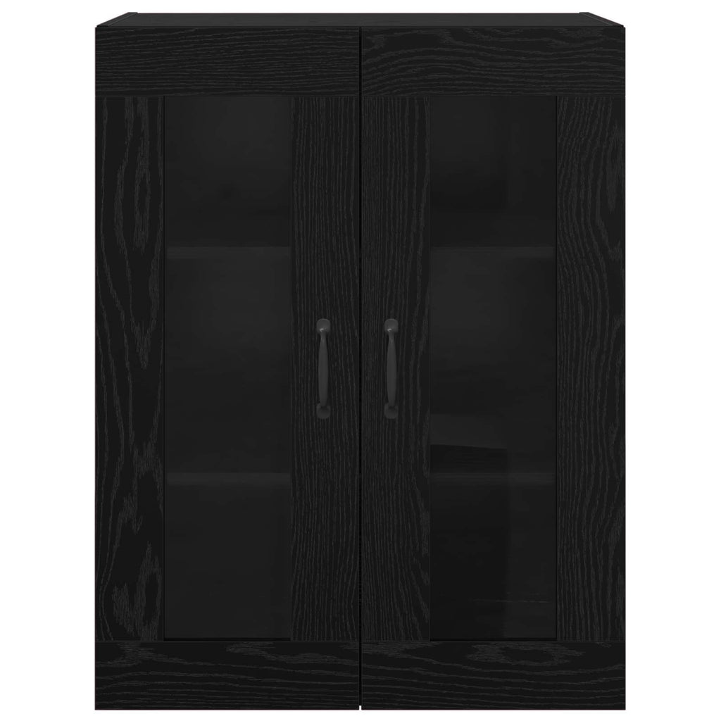vidaXL Aufbewahrungsschrank Schwarz Eichen-Optik 69,5 x 34 x 90 cm