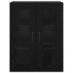 vidaXL Aufbewahrungsschrank Schwarz Eichen-Optik 69,5 x 34 x 90 cm