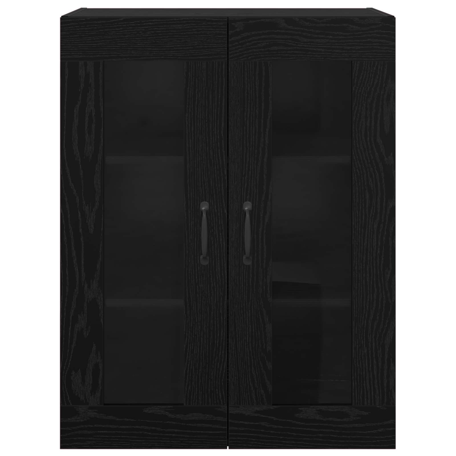 vidaXL Aufbewahrungsschrank Schwarz Eichen-Optik 69,5 x 34 x 90 cm