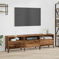 vidaXL TV-Schränk Altholz 150 x 30 x 45 cm Verbundholz und Eisen