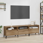 vidaXL TV-Schränk Artisan-Eiche 150 x 30 x 45 cm Verbundholz und Eisen