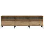 vidaXL TV-Schränk Artisan-Eiche 150 x 30 x 45 cm Verbundholz und Eisen