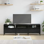 vidaXL TV-Schränk mit Schubladen Schwarz Eichen-Optik 150 x 30 x 45 cm
