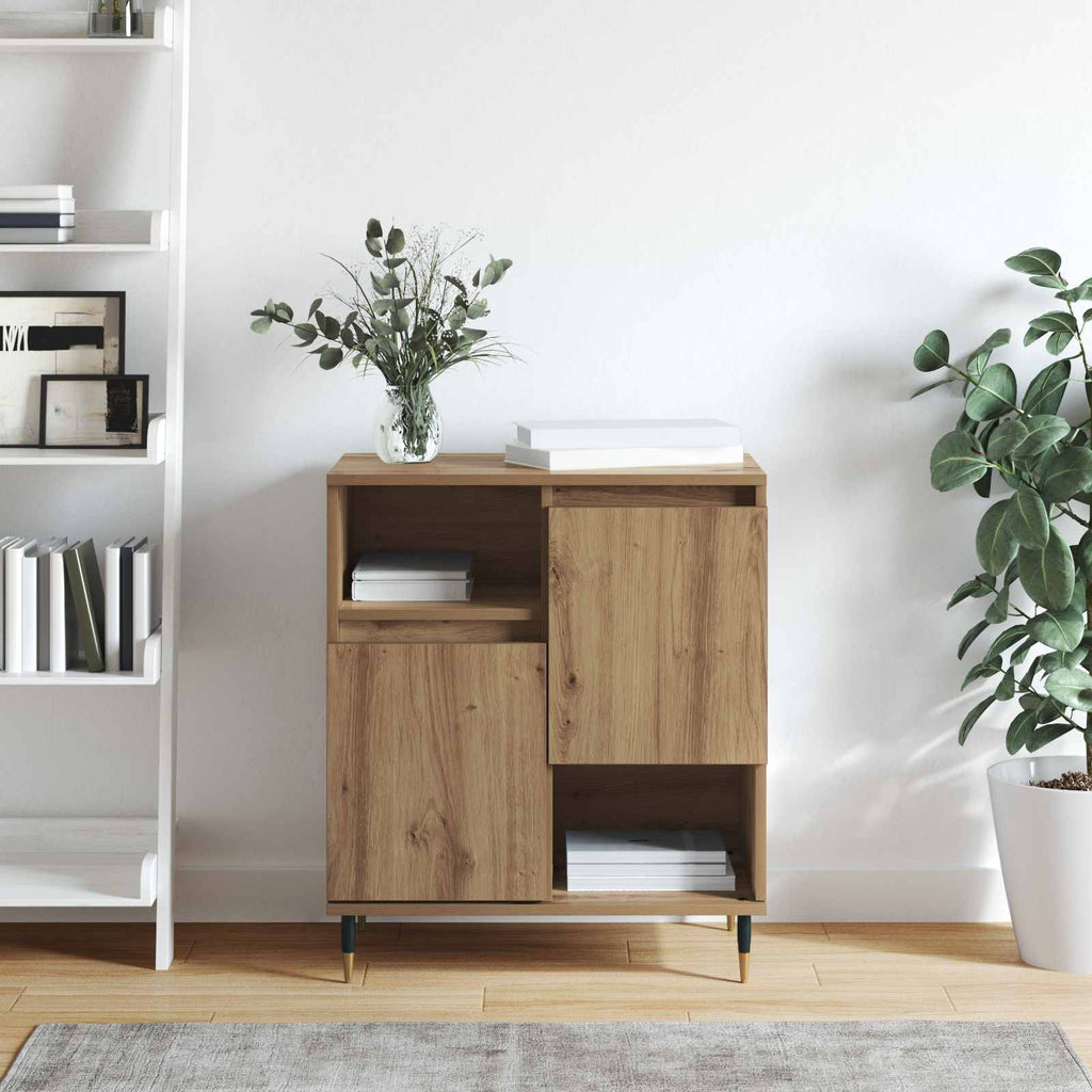 vidaXL Sideboard Artisan-Eiche 60 x 35 x 70 cm