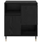 vidaXL Sideboard Schwarz Eichen-Optik 60 x 35 x 70 cm
