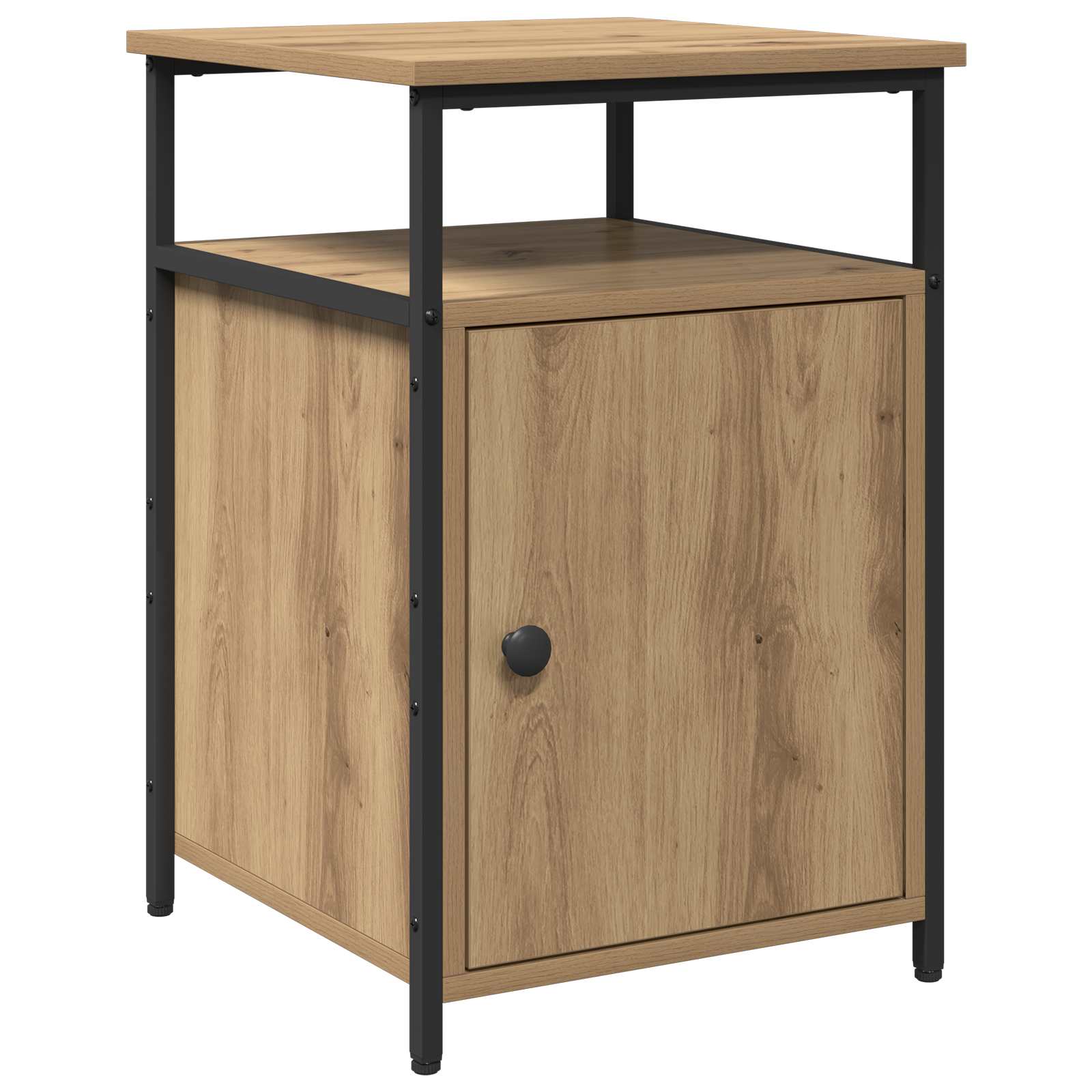 vidaXL Nachttisch mit Schubladen 2 pcs Artisan-Eiche Holzwerkstoff