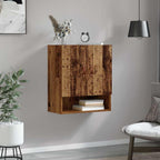 vidaXL Wandschrank Wandmontiert Altholz 60 x 31 x 70 cm Holzwerkstoff