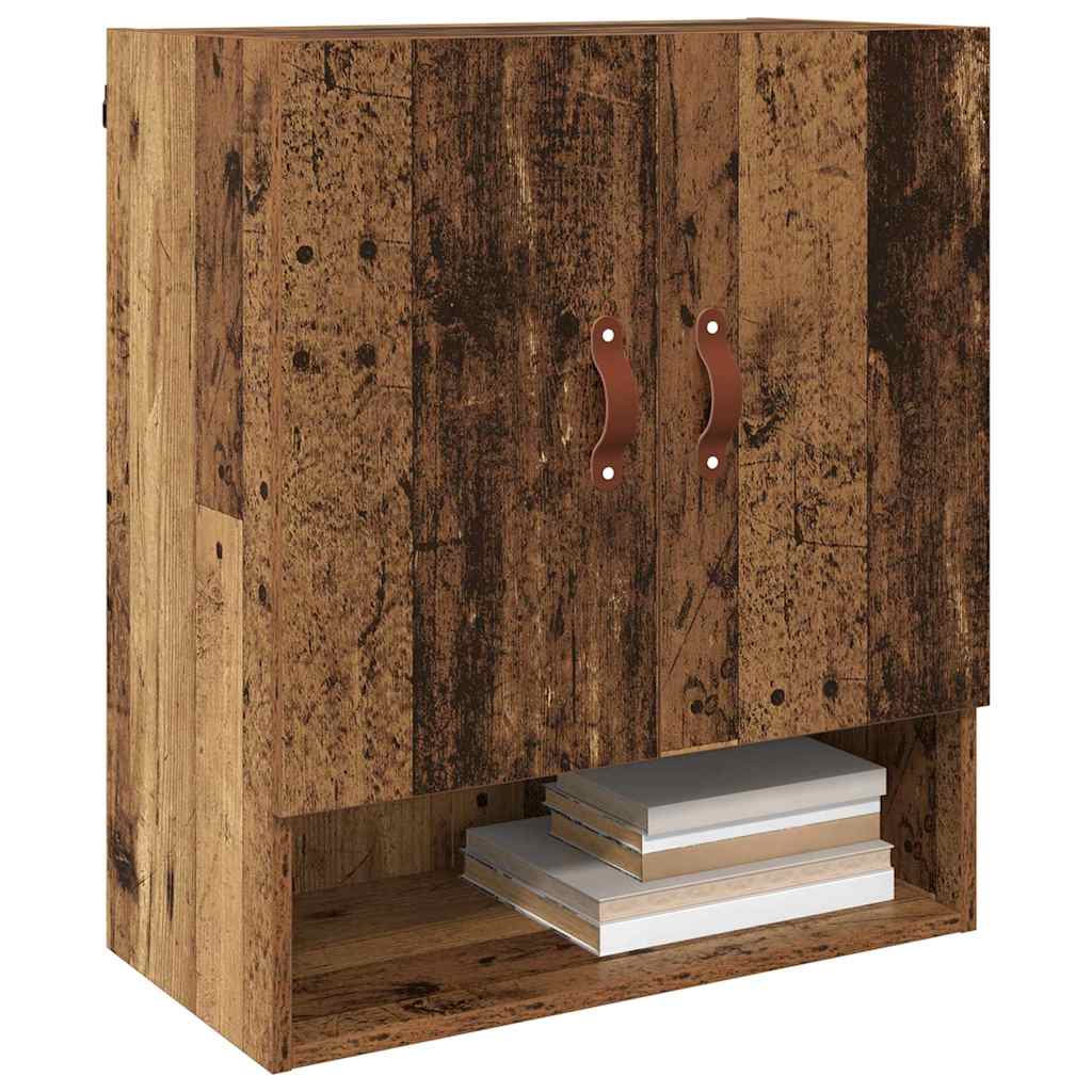 vidaXL Wandschrank Wandmontiert Altholz 60 x 31 x 70 cm Holzwerkstoff