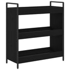 vidaXL Küchentrolley Schwarz Eichen-Optik 70 x 30 x 82 cm