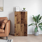 vidaXL Büroschrank Schwarz Eichen-Optik 60 x 32 x 115 cm Holzwerkstoff