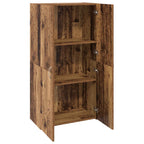 vidaXL Büroschrank Schwarz Eichen-Optik 60 x 32 x 115 cm Holzwerkstoff