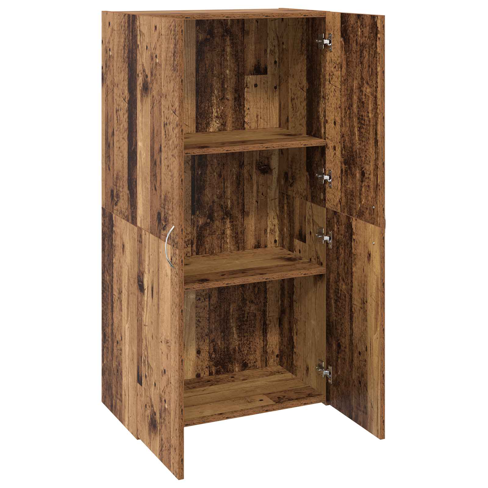 vidaXL Büroschrank Schwarz Eichen-Optik 60 x 32 x 115 cm Holzwerkstoff