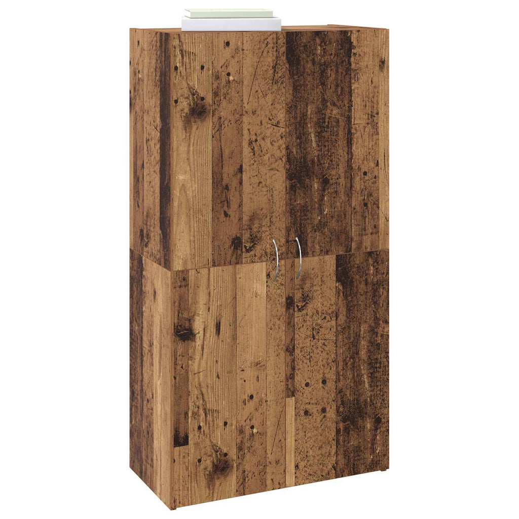 vidaXL Büroschrank Schwarz Eichen-Optik 60 x 32 x 115 cm Holzwerkstoff