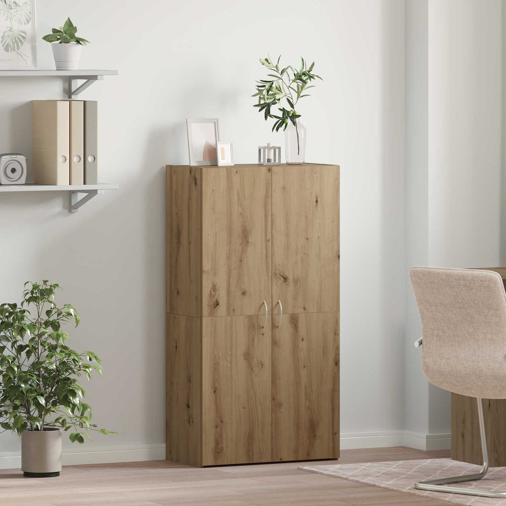 vidaXL Büroschrank Altholz 60 x 32 x 115 cm Holzwerkstoff