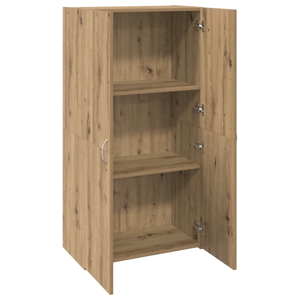 vidaXL Büroschrank Altholz 60 x 32 x 115 cm Holzwerkstoff