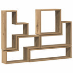 vidaXL Wandregal Wandmontiert Artisan-Eiche 96 x 12 x 64 cm