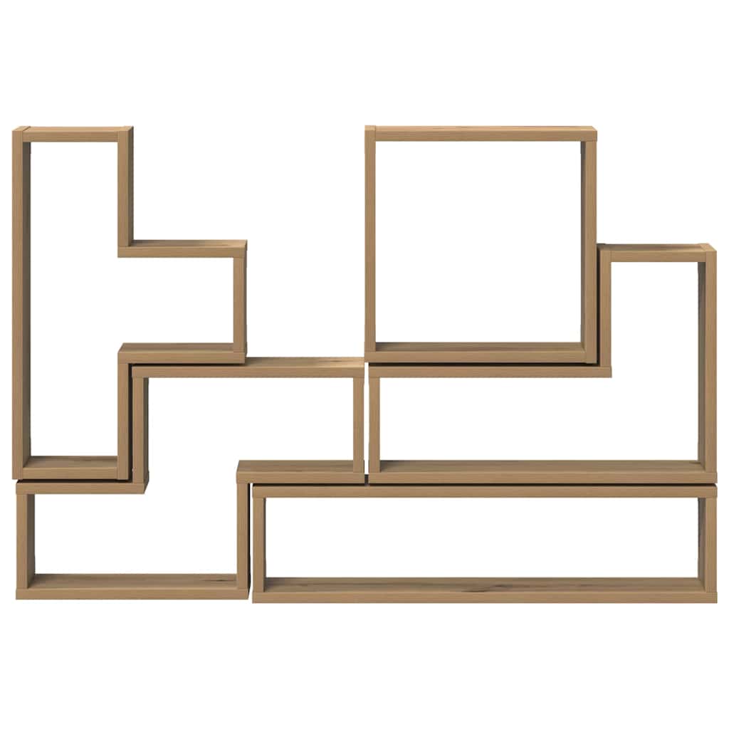 vidaXL Wandregal Wandmontiert Artisan-Eiche 96 x 12 x 64 cm