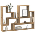 vidaXL Wandregal Wandmontiert Artisan-Eiche 96 x 12 x 64 cm