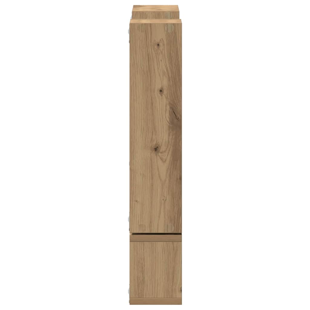 vidaXL Wandregal Wandmontiert Artisan-Eiche 96 x 12 x 64 cm
