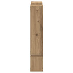 vidaXL Wandregal Wandmontiert Artisan-Eiche 96 x 12 x 64 cm