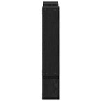 vidaXL Wandregal Wandmontiert Schwarz Eichen-Optik 96 x 12 x 64 cm