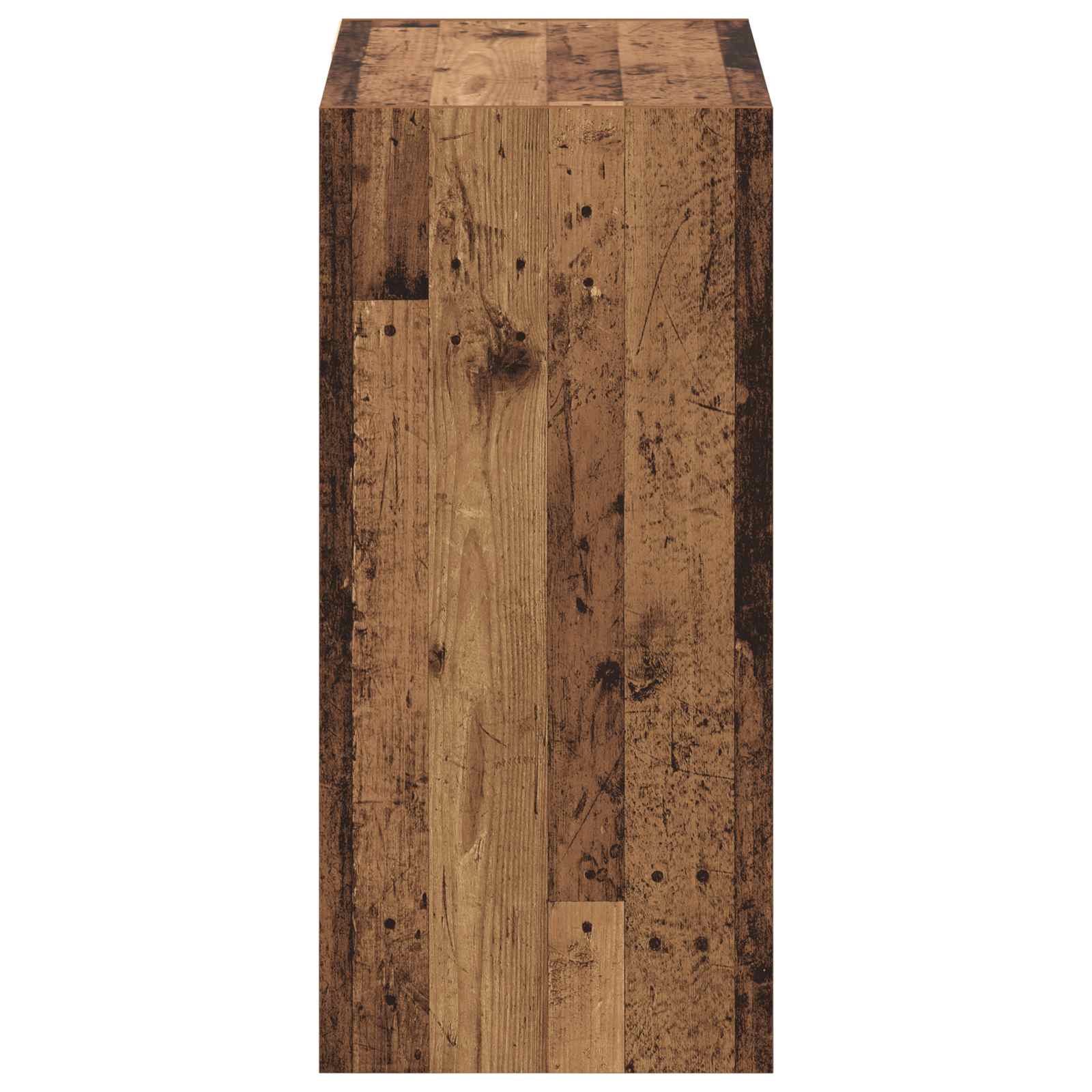 vidaXL Kleiderschrank mit Regal mit Speicher Altholz 77 x 48 x 102 cm