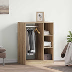 vidaXL Kleiderschrank mit Regal Artisan-Eiche 77 x 48 x 102 cm