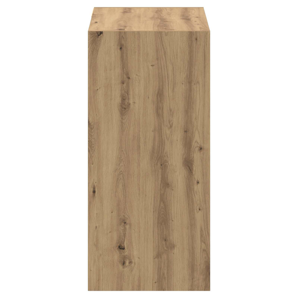 vidaXL Kleiderschrank mit Regal Artisan-Eiche 77 x 48 x 102 cm