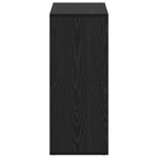 vidaXL Bücherregal Schwarz Eichen-Optik 69,5 x 29 x 69,5 cm