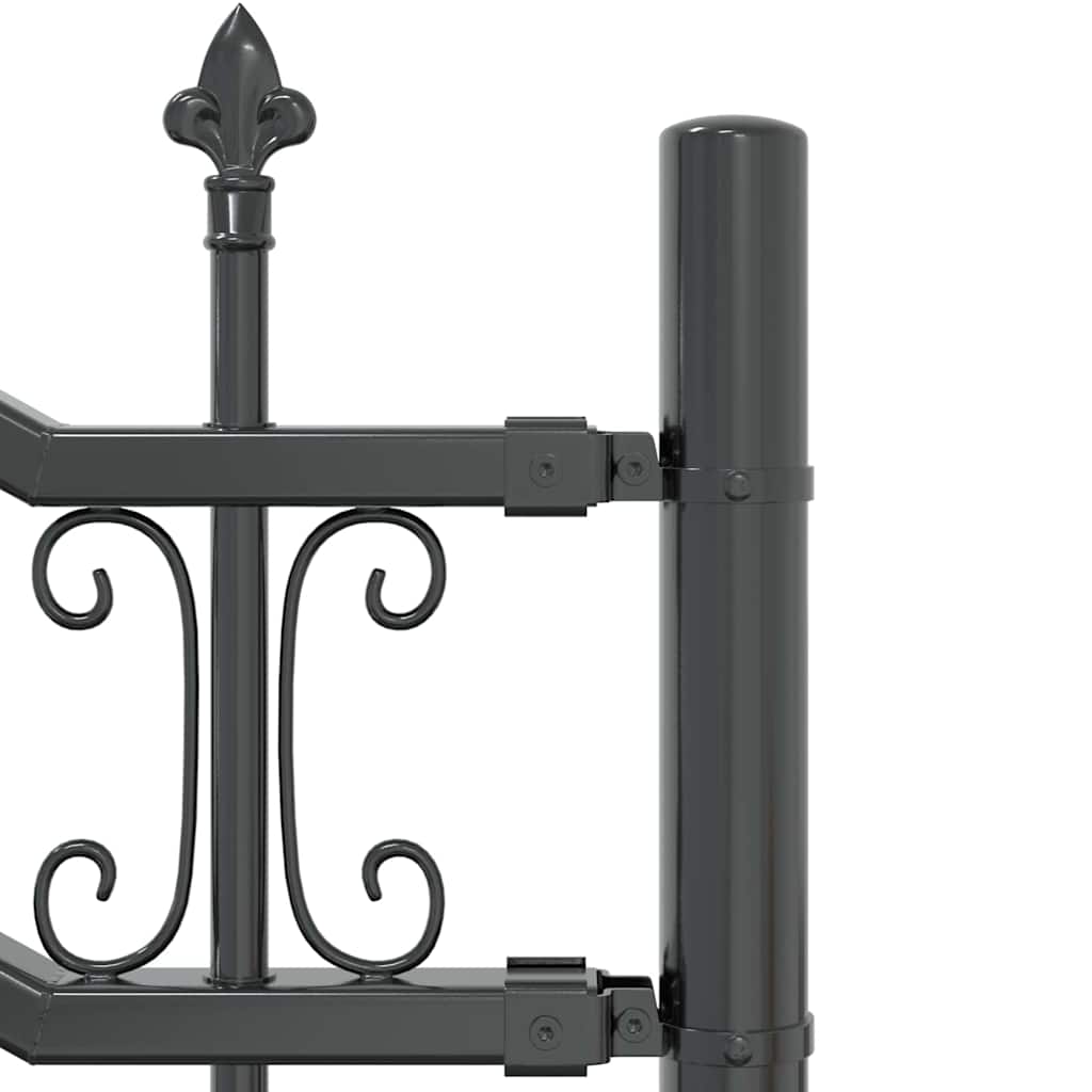 vidaXL Gartenzaun KAMPEN Grau