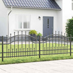 vidaXL Gartenzaun KAMPEN Grau