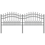 vidaXL Gartenzaun KAMPEN Grau