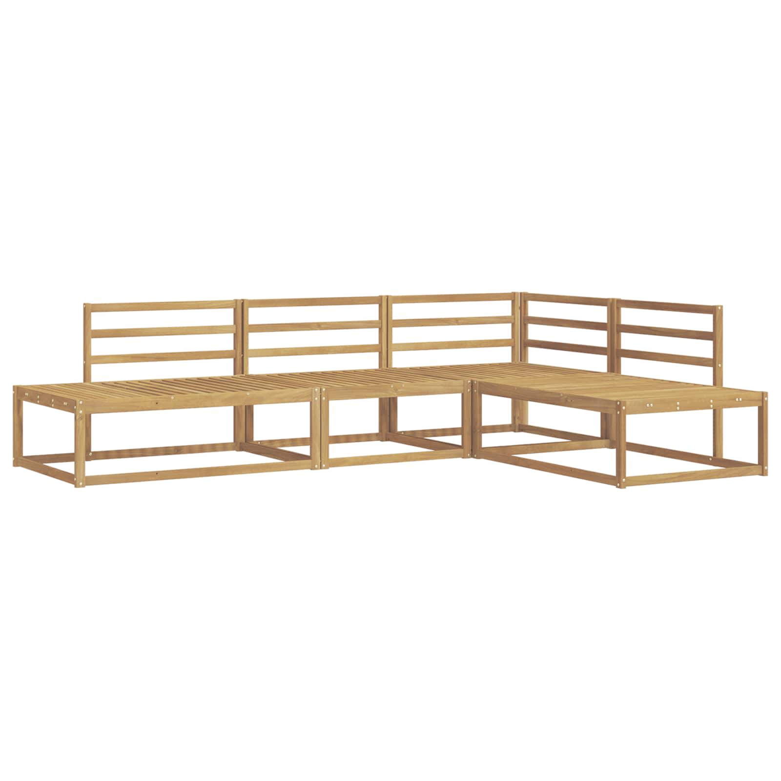 vidaXL Outdoor-Sofagarnitur 4 Stück
