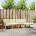 vidaXL Outdoor-Sofagarnitur mit Kissen 5 pcs Massivholz Akazie