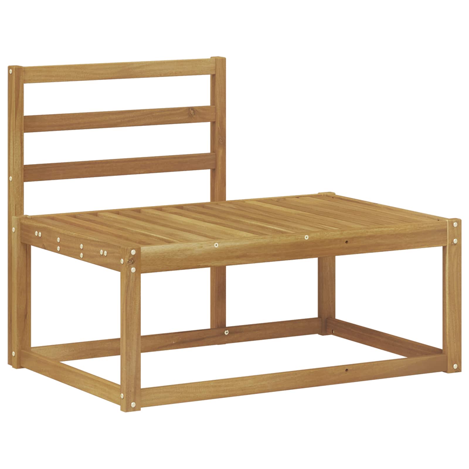 vidaXL Outdoor-Sofagarnitur 2 pcs Weiß 182,5 x 63 x 73 cm