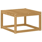 vidaXL Outdoor-Sofagarnitur 4 Stück Weiß und Creme Polyester