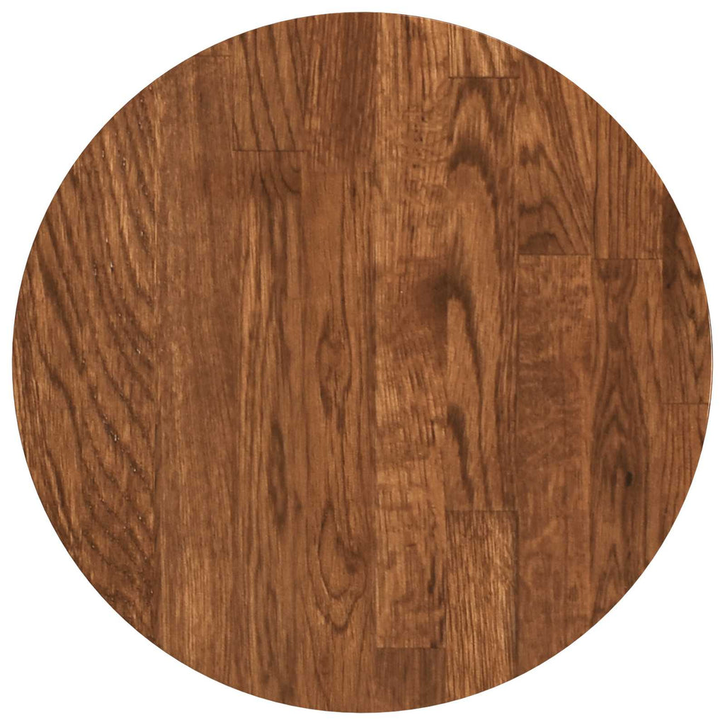 vidaXL Tischplatte Hellbraun Ø 30 x 2,5 cm Massivholz Eiche