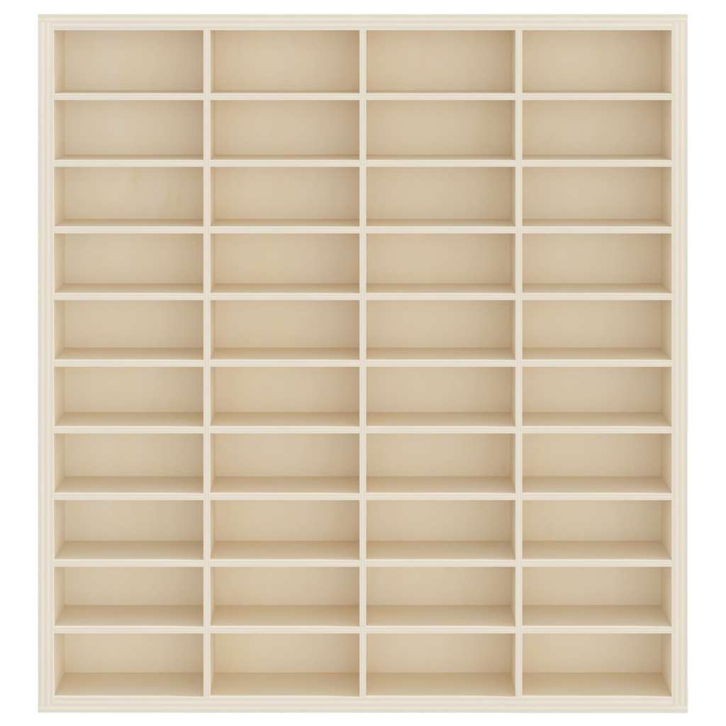 vidaXL Wanddisplay-Case mit Regal Beige 40 x 4,5 x 43 cm Holzwerkstoff