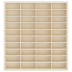 vidaXL Wanddisplay-Case mit Regal Beige 40 x 4,5 x 43 cm Holzwerkstoff