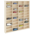 vidaXL Wanddisplay-Case mit Regal Beige 40 x 4,5 x 43 cm Holzwerkstoff