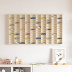 vidaXL Wanddisplay-Case mit Regal Beige 40 x 4,5 x 43 cm Holzwerkstoff